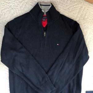 Men’s Tommy Hilfiger Quarter zip sweater size M